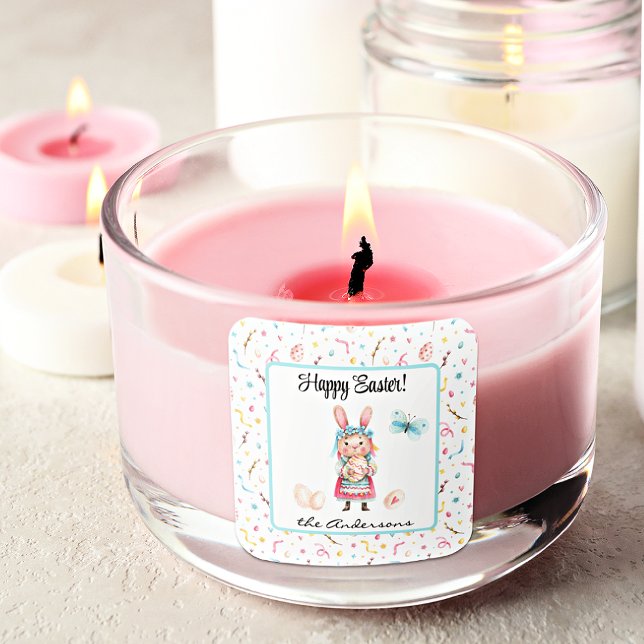 Sticker Name | 1.5-in Happy Easter Miss Bunny (Creator Uploaded)