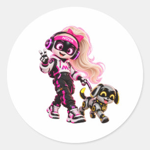 Sticker - Nova Robot Puppy - ASW Universe