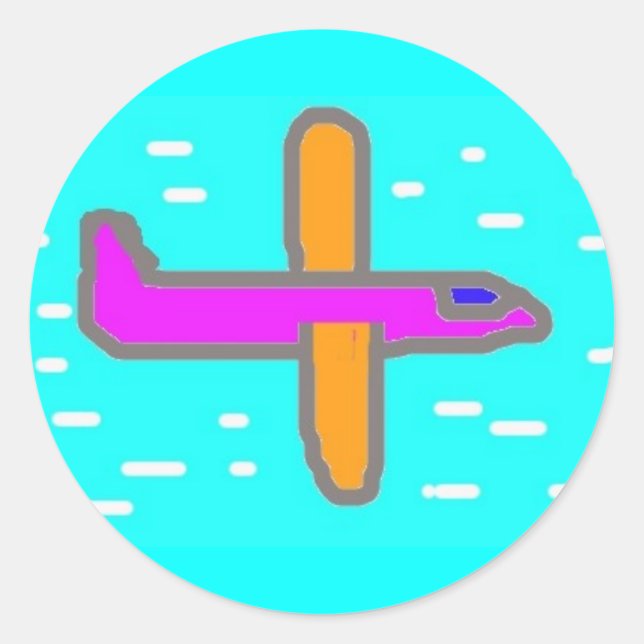 Sticker of aeroplane (Front)