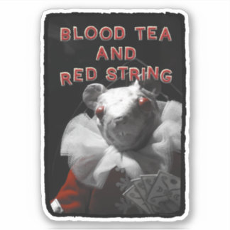 Sticker of Mouse from Blood Tea and Red String