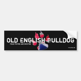 Sticker Old English Bulldog