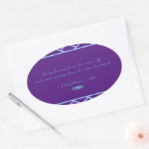 Sticker Oval (Purple Triangles) RFPMDesigns ©️2024