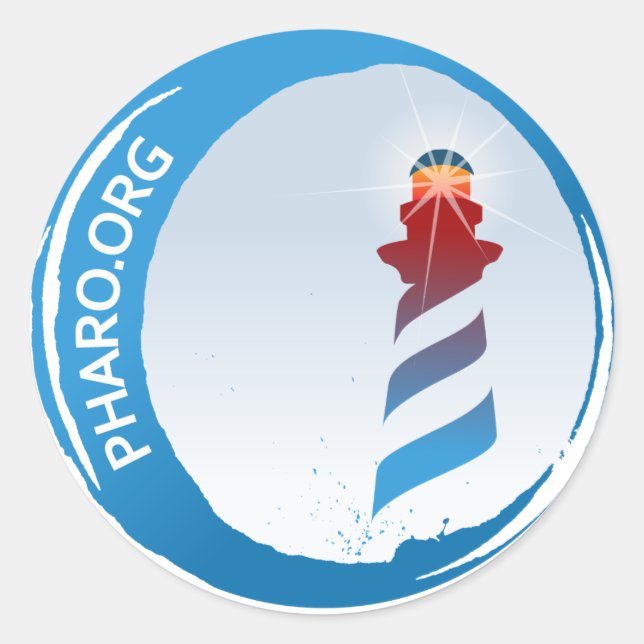 Sticker Pharo small round (Front)