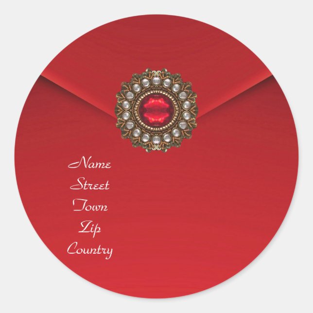 Sticker Red Velvet Jewel (Front)