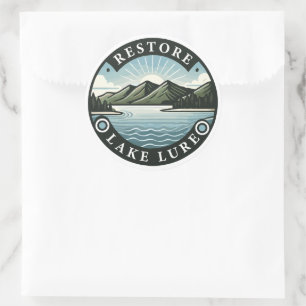Sticker, Round, 3" diameter, Sheet of 6 - Classic Round Sticker