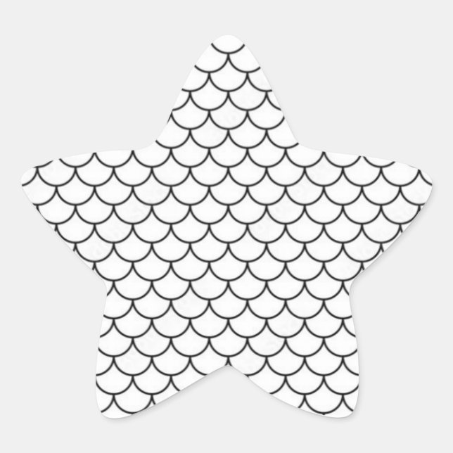 Sticker "Scallop Pattern on a Starfish" (Front)