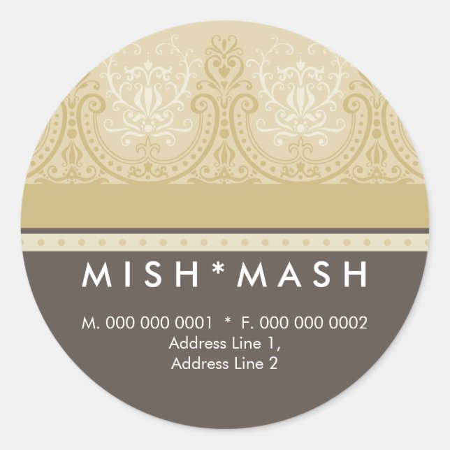 STICKER SEAL :: glam 2 (Front)