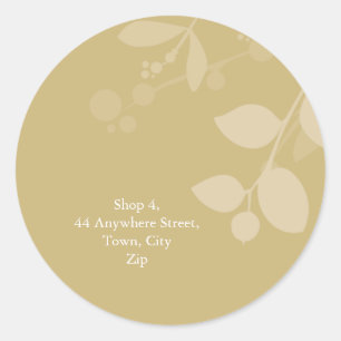 STICKER SEAL :: gum foliage 5