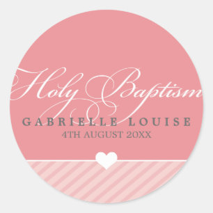 STICKER SEAL - holy baptism :: lovely type 1