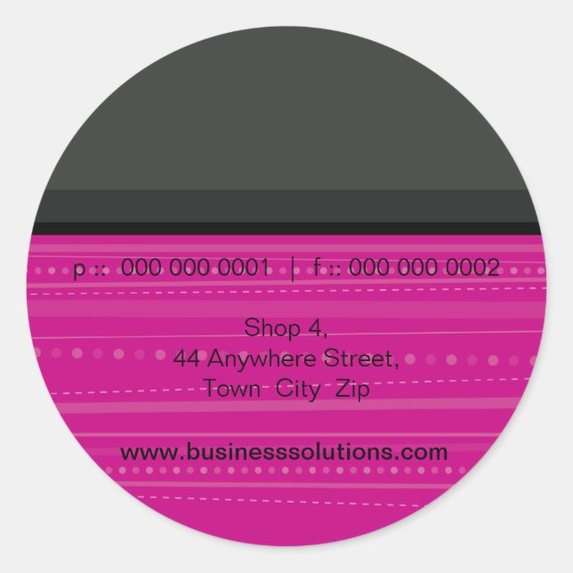 STICKER SEAL :: linear 6 (Front)