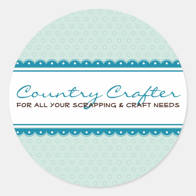 STICKER SEAL :: pretty crafty 5 (Front)