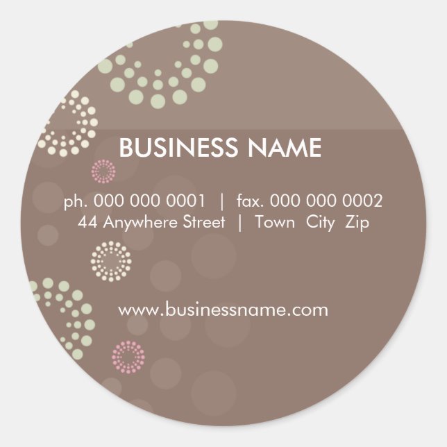 STICKER SEAL :: retrospot 4 (Front)