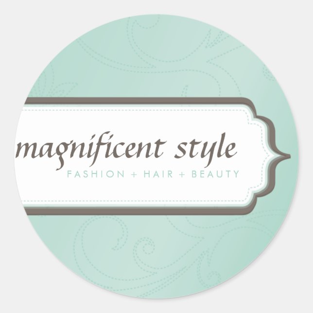 STICKER SEAL :: stylish magnificence 2 (Front)