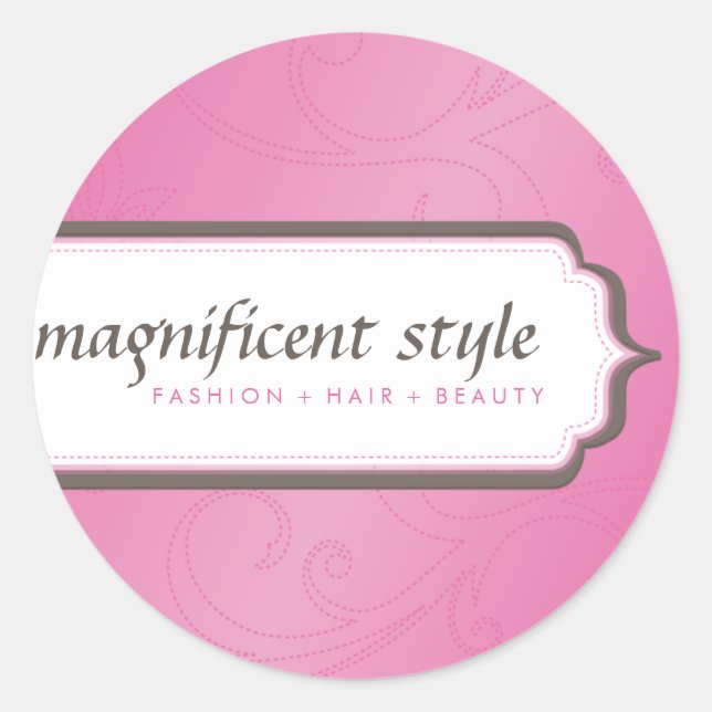 STICKER SEAL :: stylish magnificence 8 (Front)