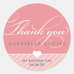 STICKER SEAL - THANK YOU :: lovely type 1