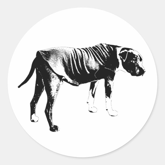 Sticker Silhouette, Bright Edge (Front)