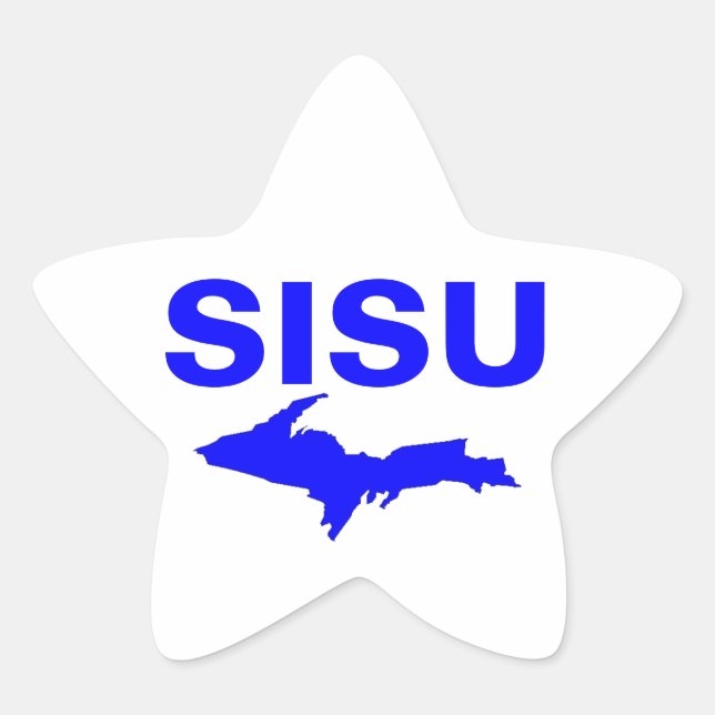 Sticker SISU Nature & Spirit of the Finnish People (Front)