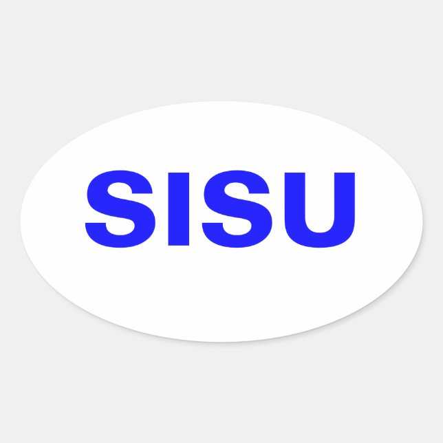 Sticker SISU Nature & Spirit of the Finnish People (Front)