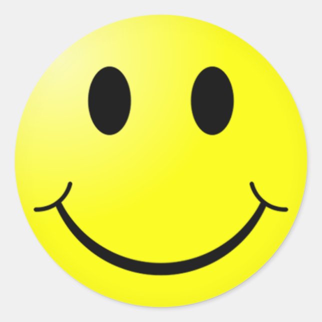 sticker_Smile Classic Round Sticker (Front)