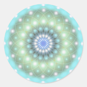 Sticker Soft Turquoise Mandala