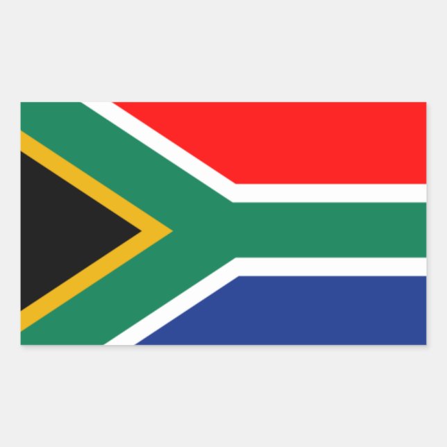 Sticker South African Flag (Front)