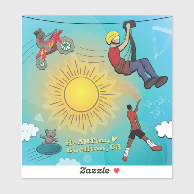 Sticker - Sporty Sky (Sheet)