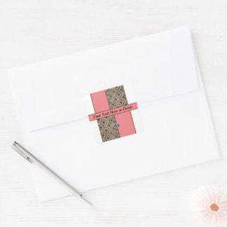 Sticker Square (Peach LED S.C.C.)RFPMDesigns©️2023