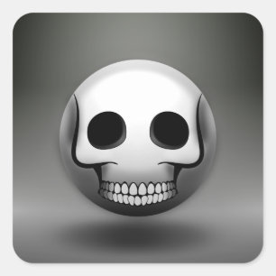 Sticker Square Skullmoji