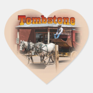 Sticker: Stagecoach Ride #1 (Heart) Heart Sticker