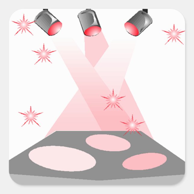 Sticker Stagelight Talent Show Drama Singing Acts (Front)