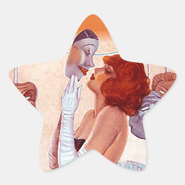 Sticker Stars Rising Stage Star Theatre Acting art (Front)