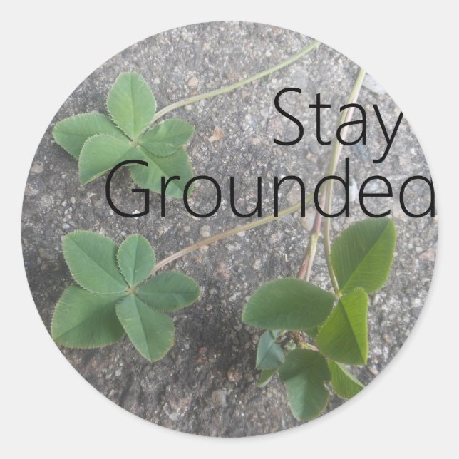 Sticker 'Stay Grounded' (Front)