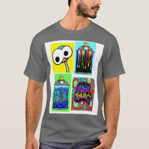 sticker stickers emu spray graffiti T-Shirt