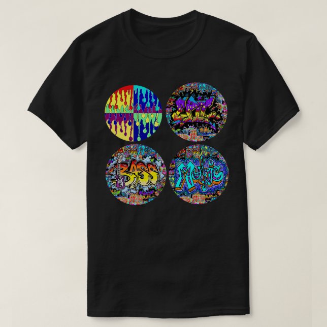 sticker stickers graffiti cool 1 T-Shirt (Design Front)