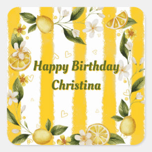 Sticker Summer Birthday Party Collection 
