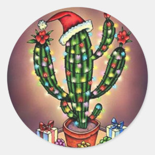 Sticker SW Christmas Holiday Tree Cactus Saguaro