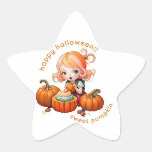 Sticker sweet pumpkin