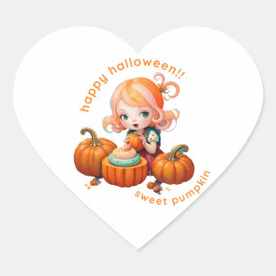 Sticker sweet pumpkin