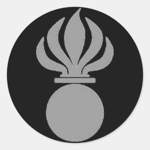 Sticker tank grenadier bomb (gray)