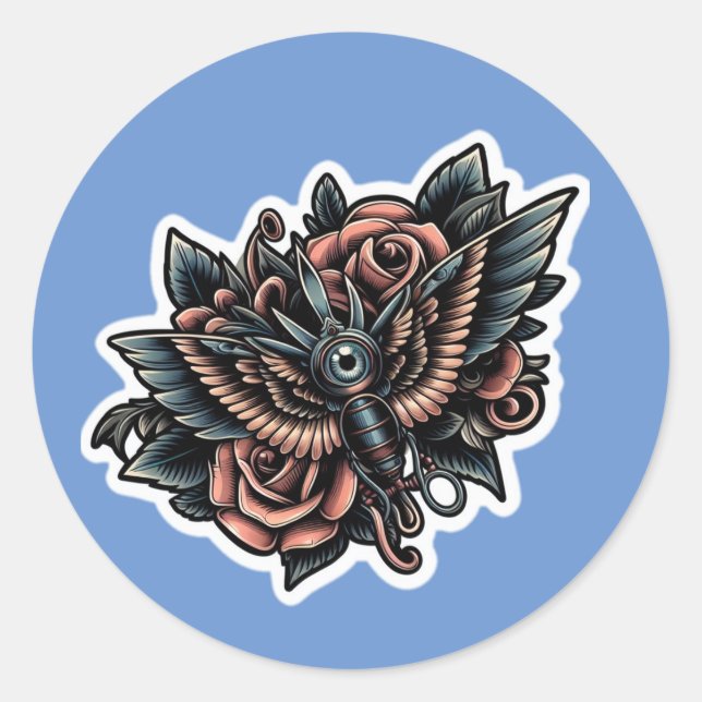 sticker tattoo design (Front)