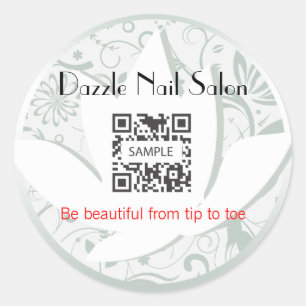 Sticker Template Nail Salon