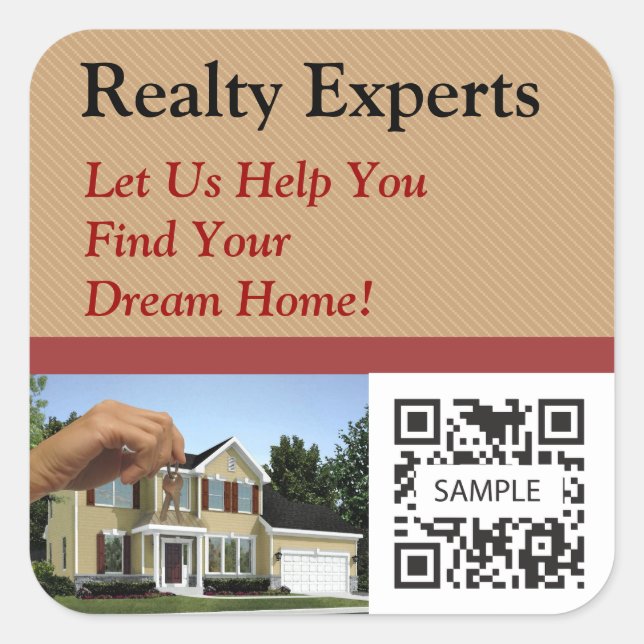 Sticker Template Realty Experts (Front)
