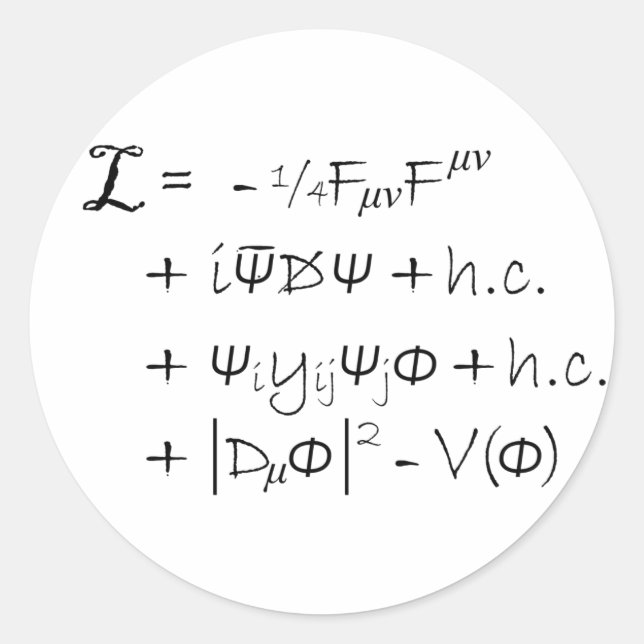 Sticker - The Standard Model (Front)