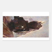 Sticker Train Steel Horse Vintage Locomotive Stat