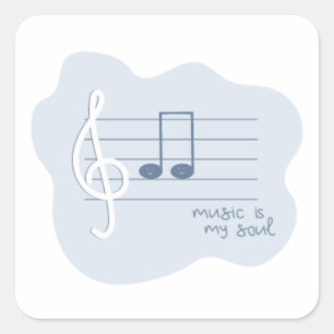 sticker treble clef