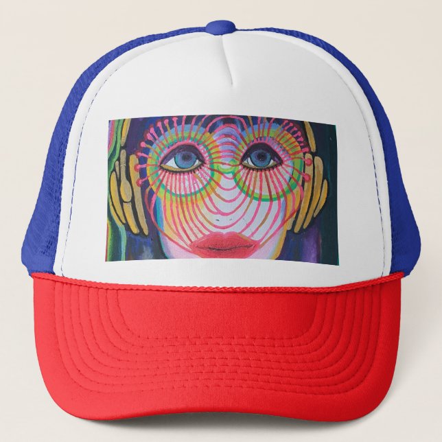 Sticker Trucker Hat (Front)