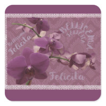Sticker Vintage floral