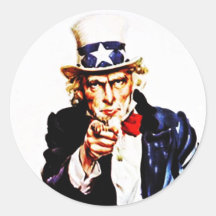 Sticker Vintage Iconic Uncle Sam Wants You Points