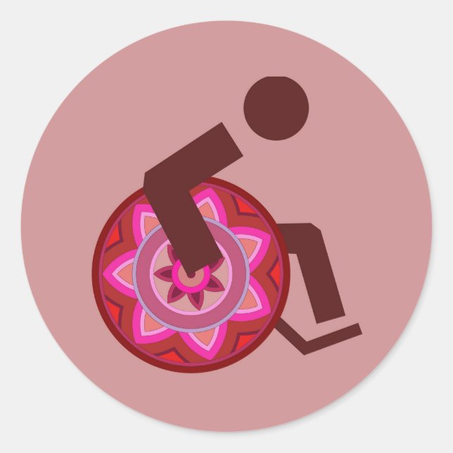 STICKER WHEELCHAIR DIFFERENT ABLE PEOPLE (Front)