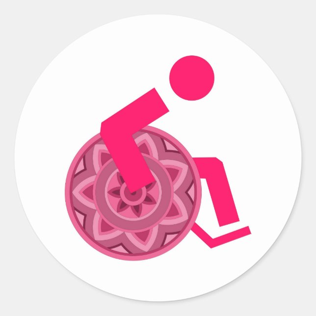 STICKER WHEELCHAIR DIFFERENT ABLE PEOPLE (Front)